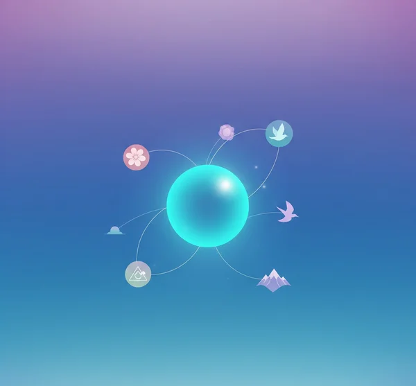 Abstract image showing light and a path for guidance.