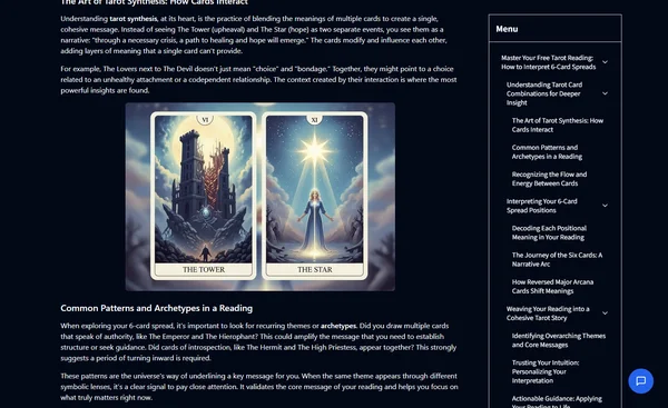 Master Your Free Tarot Reading: How to Interpret 6-Card Spreads