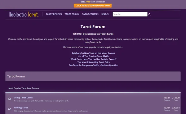 Tarot Forum Archive