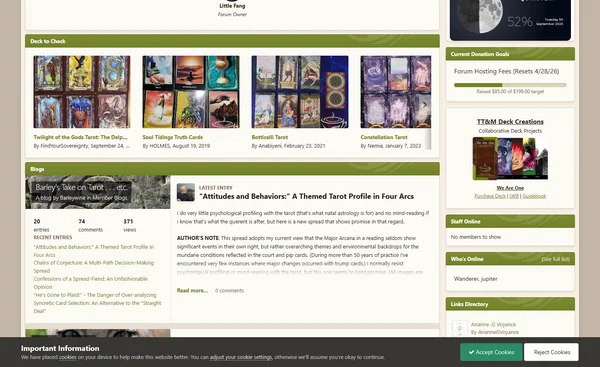 The Tarot Forum: Tarot, Tea, & Me