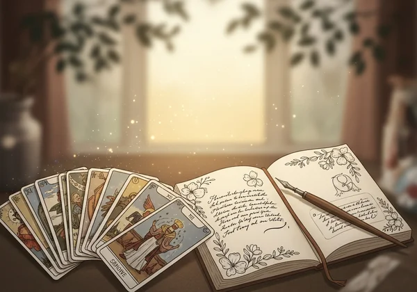 Kad tarot, jurnal untuk penemuan diri